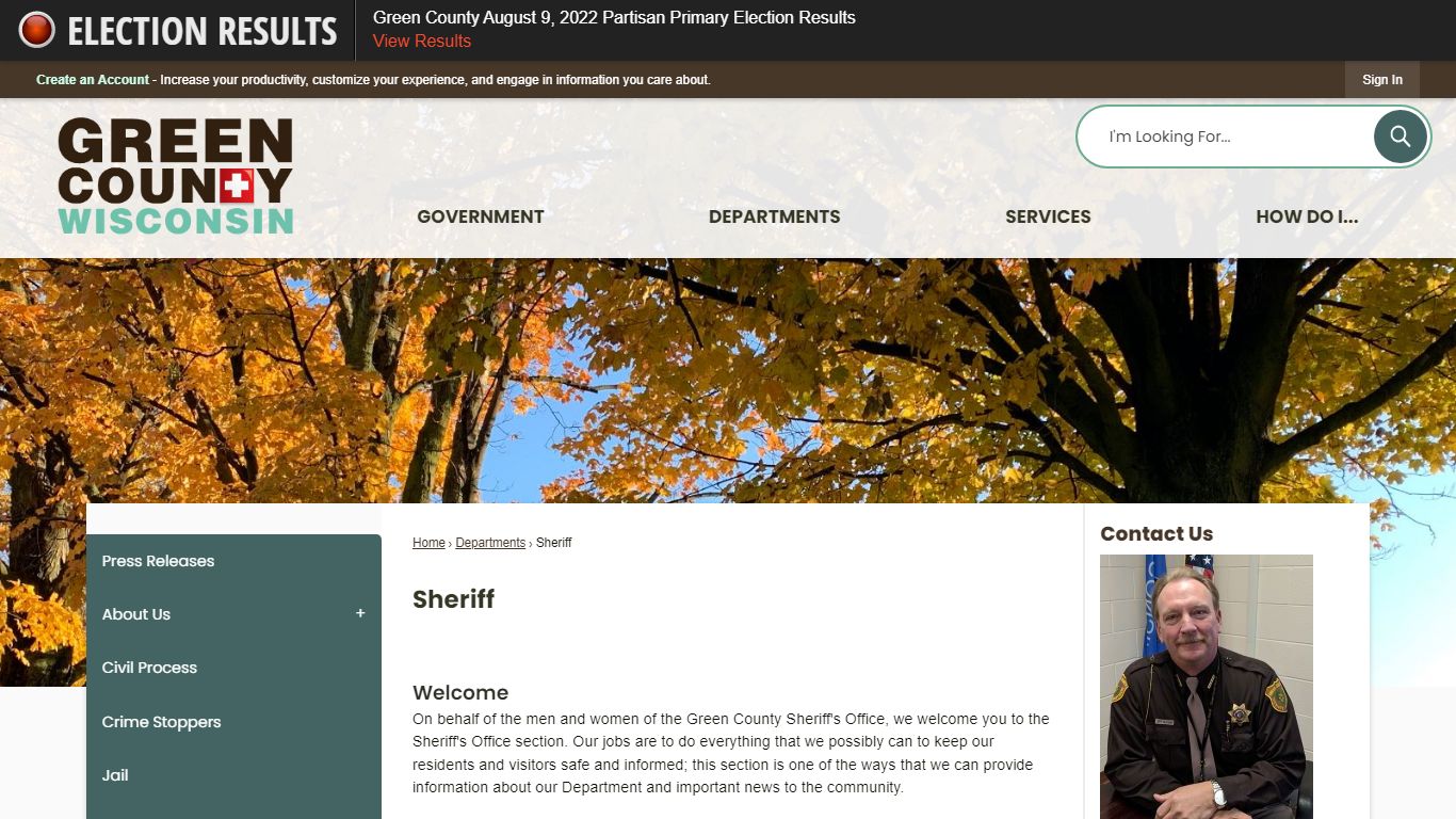 Sheriff | Green County, WI